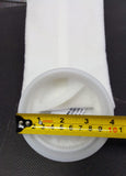 4"x 8" (200 Micron) Felt Filter sock with plastic ring - #myaquariumshops#