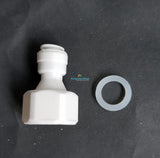 Plastic filter accessories 1/2" feed water connector for 1/4" tube - #myaquariumshops#