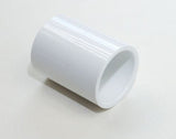PVC pipe straight connector (White)