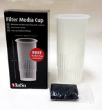 redsea filter media cup