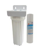Single stage 10" water filter housing with PP filter and opener - #myaquariumshops#