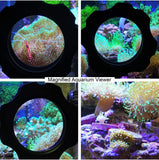 aquarium 2-in-1 aquarium glass cleaner magnifier coral viewer