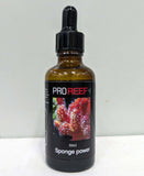 pro reef marine aquarium sponge power 50ml promote sponge grow and water clarity
