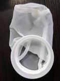 4"x 11" Nylon Mesh Filter sock with plastic ring - #myaquariumshops#