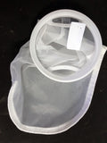 4"x 11" Nylon Mesh Filter sock with plastic ring - #myaquariumshops#