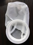 4"x 15" Nylon Mesh Filter sock with plastic ring - #myaquariumshops#