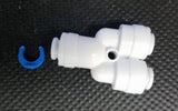 6 mm two way spliter water Filter elbow connector - #myaquariumshops#