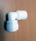 6mm (1/4") water filter L connector with thread - #myaquariumshops#