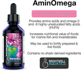 Brightwell aquatic Amino & Omega - 3/6 HUFA Supplement for all Marine Fish & Reef Aquaria - 125ml