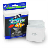 Fritz mardel Maracyn two for Aquarium Fish Bacterial Infections 24 Count for Body & Mouth Fungus,Bac Gill Disease Popeye.