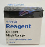 Hanna Copper High Range Checker® Reagents (25 Tests) - #myaquariumshops#