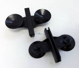 Isolation plate / egg crate (Black) clip - 2 pcs - #myaquariumshops#