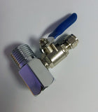 RO DI water filter accessories diverter for 6 mm water hose with ball valve - #myaquariumshops#