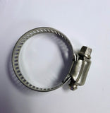 Stainless steel rubber hose clam 21 - 38
