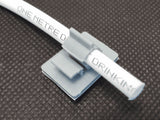 Water filter wall mount clip for 6 mm PE rubber hose - 10 pcs - #myaquariumshops#